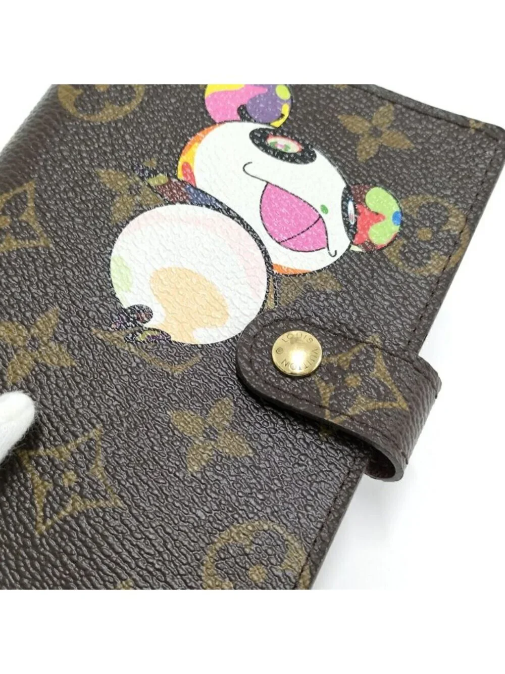 Louis Vuitton Agenda PM Notebook Cover Organizer Monogram Panda